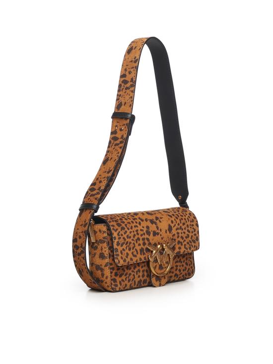 25FW 핑코 숄더백 106244 A32AM35Q ANIMALIER BROWN - PINKO