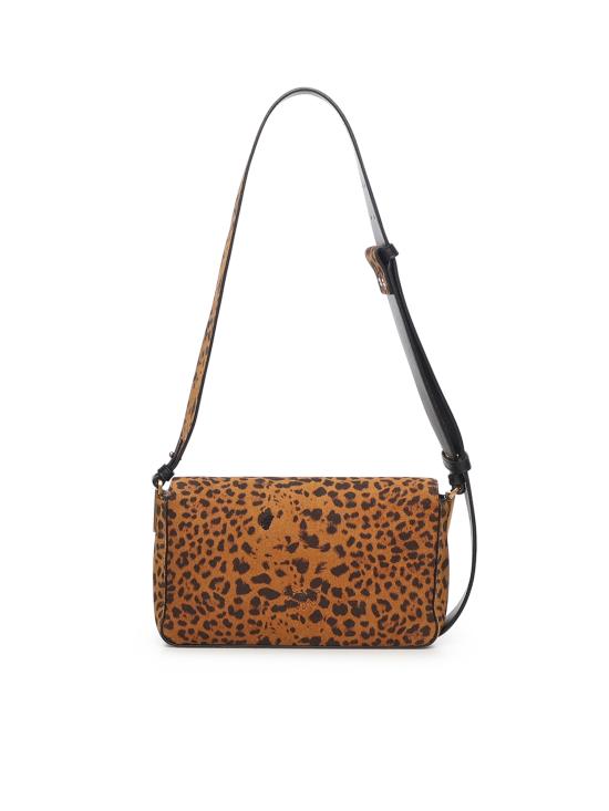 25FW 핑코 숄더백 106244 A32AM35Q ANIMALIER BROWN - PINKO