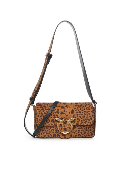 25FW 핑코 숄더백 106244 A32AM35Q ANIMALIER BROWN