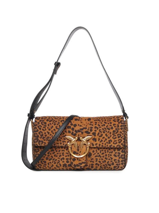 25FW 핑코 숄더백 106243 A32AM35Q ANIMALIER BROWN