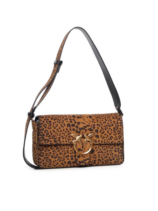 25FW 핑코 숄더백 106243 A32AM35Q ANIMALIER BROWN - PINKO