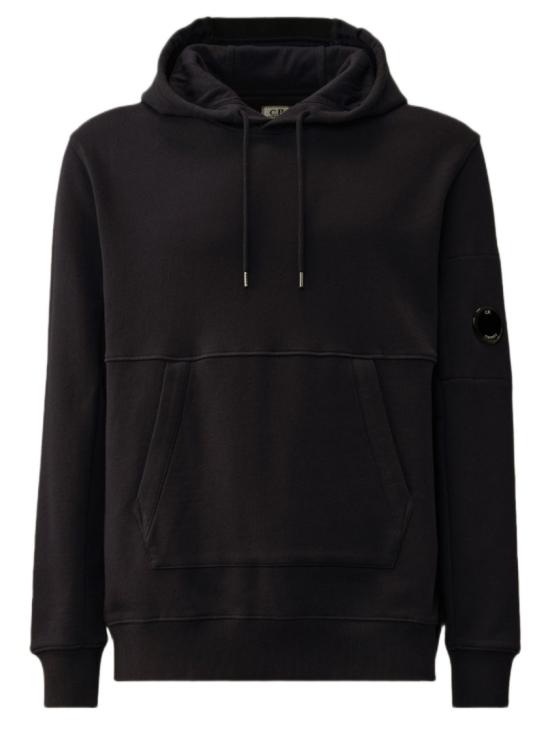 25FW 씨피 컴퍼니 다이애그널 레이즈드 플리스 렌즈 레귤러 핏 후드 티셔츠 RCCMSS714A005086W888 Blue