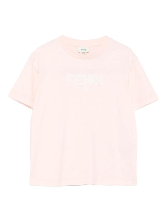 25FW [키즈] 펜디 티셔츠 JFI3797AJ F0ZKY Pink