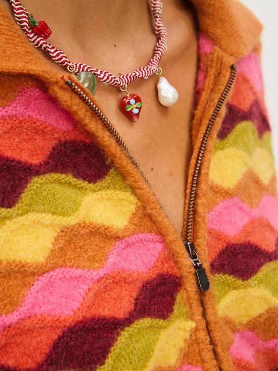 25FW 알레메 목걸이/팬던트 6010A MULTI Red - ALEMAIS