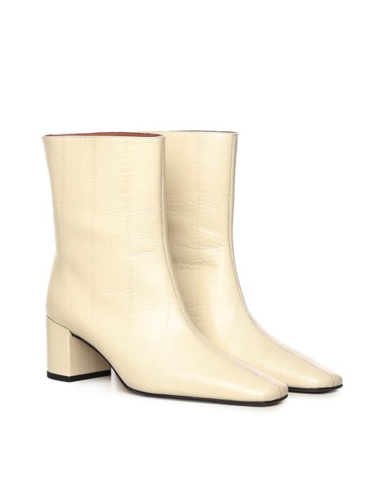 25FW 줄리아노 갈리아노 부츠 STEFY 60 ANGUILLABURRO White - GIULIANO GALIANO