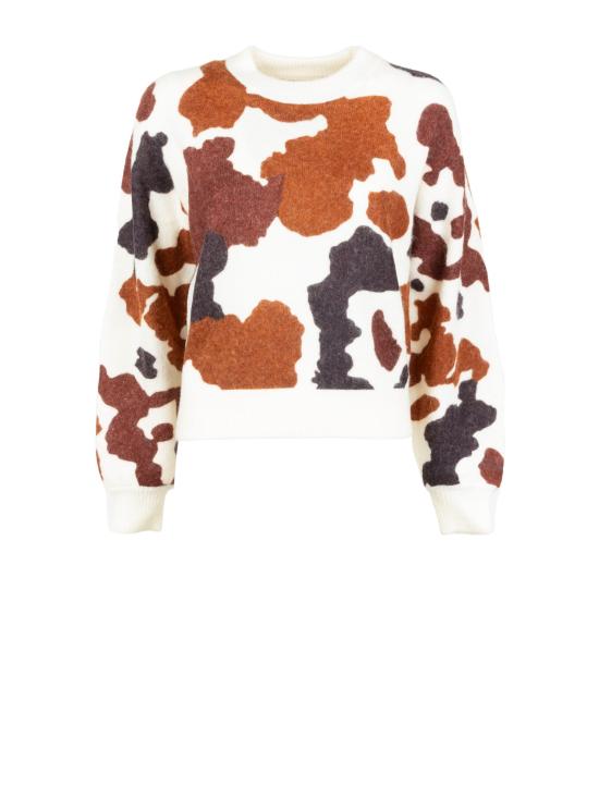 25FW 세인트바쓰 스웨터 DANY0011 00364I DANYA PRINT10 COW SKIN