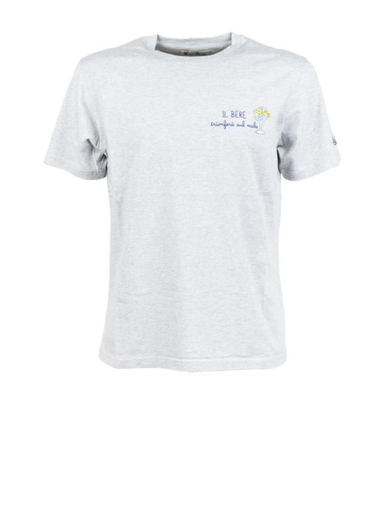 25FW 세인트바쓰 반팔 티셔츠 ARN0001 03260I ARNOTT15ML EMB BERE MALE