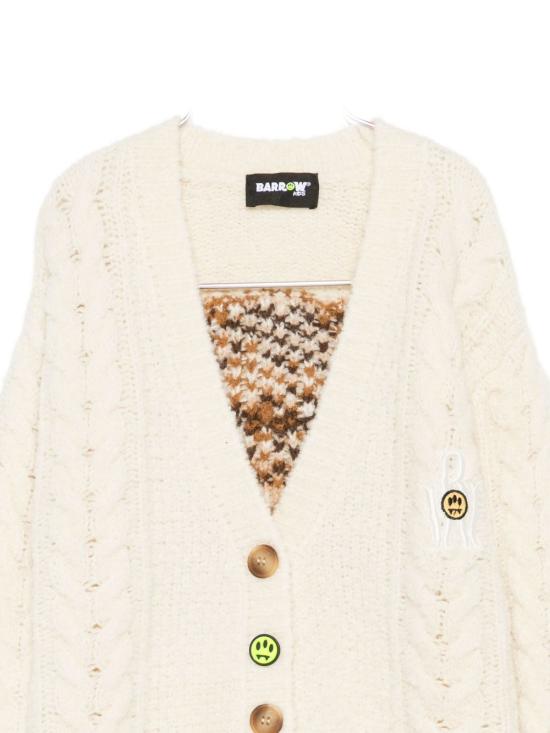 25FW [키즈] 바로우 가디건 F5BKJGCA134 013 Cream - BARROW