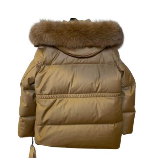 25FW [키즈] 이브살로몬 패딩 26W23WEV003XXWO2W A2026 Macadamia - YVES SALOMON