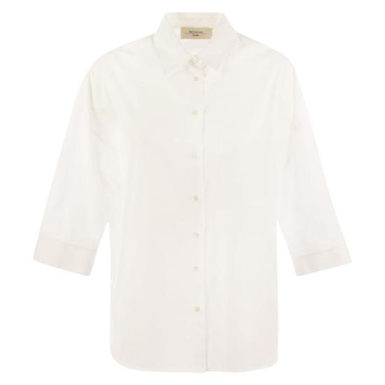 25FW 위켄드막스마라 셔츠 2525116071600 WHITE