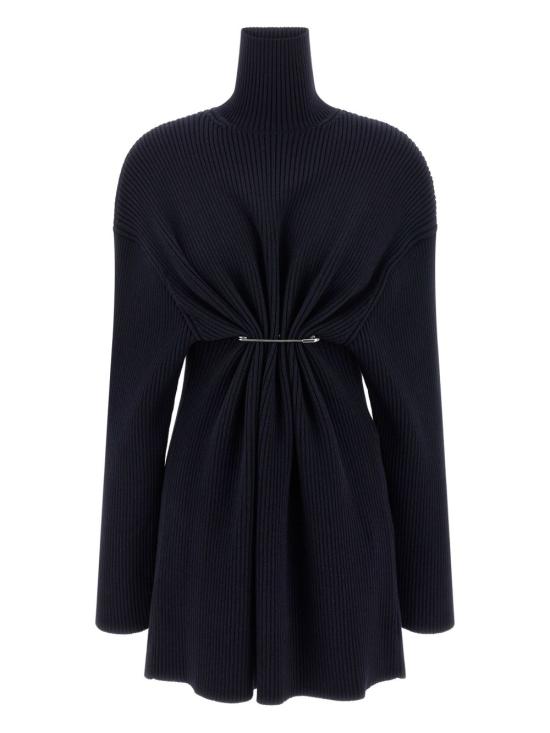 25FW 발렌시아가 미디 원피스 850028 T17594140 Blue