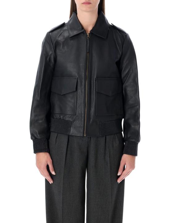 26FW 세선 가죽 자켓 25112021 BLACK Nero - SESSUN