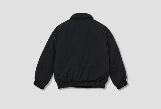 25FW 맨틀 자켓 더블 다운 블루종 - 블랙 재활용 나일론 R19D6 - MAN-TLE