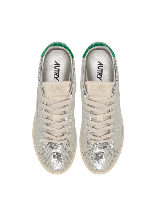 25FW 오트리 스니커즈 ADLWTI01 SILVER GRN - AUTRY