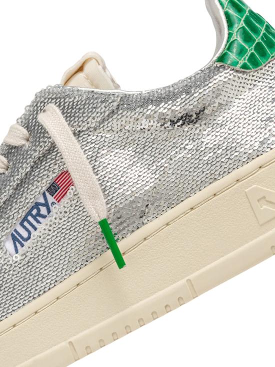 25FW 오트리 스니커즈 ADLWTI01 SILVER GRN - AUTRY