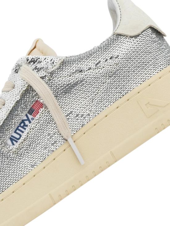 25FW 오트리 스니커즈 ADLWTI05 SILVER WHT - AUTRY