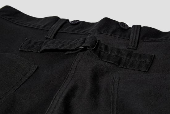 25FW 타이가 타카하시 스트레이트 팬츠 LOT.204 엔지니어 바지 - 블랙 TTAW25204 - TAIGA TAKAHASHI