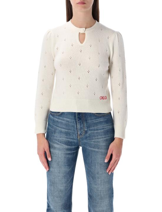 25FW 끌로에 스웨터 CH25WMP08590 107 MILK