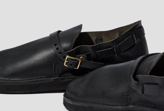 25FW 오로라슈즈 슈즈 남성용 미들 잉글리시 - 블랙 / 폭 D - AURORA SHOE CO.