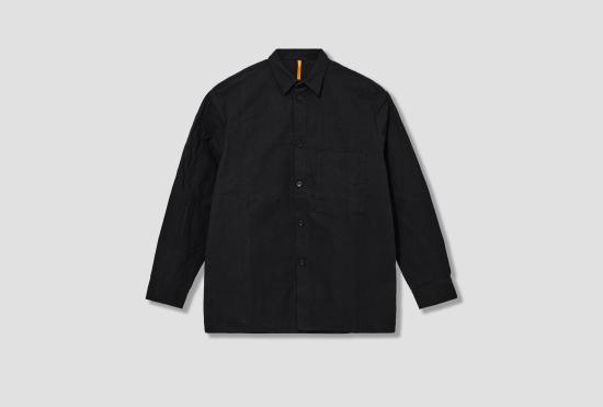 25FW 맨틀 긴팔 셔츠 새 -1 - 블랙 왁스 R19S1