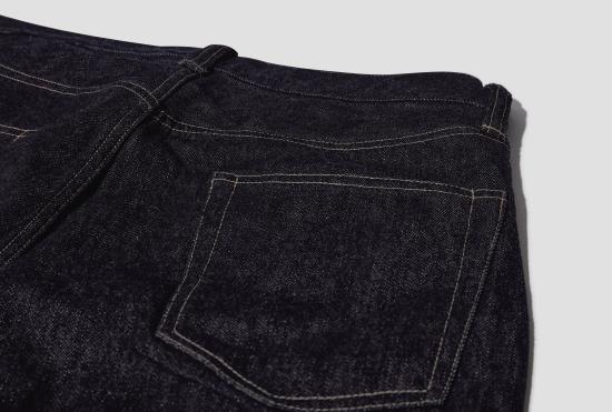 25FW 아프레쎄 데님 팬츠 워시드 데님 와이드 팬츠 AP-4001 블루 - A.PRESSE