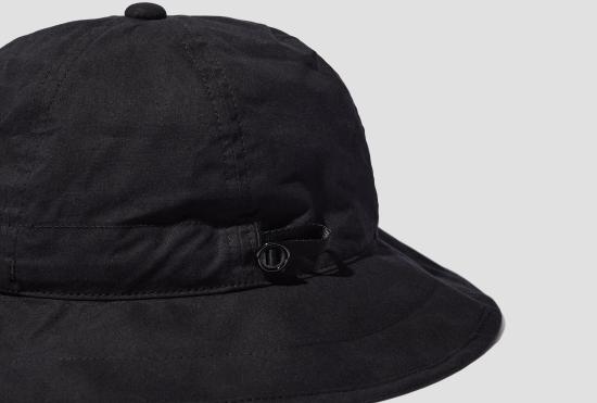 25FW 맨틀 버킷햇 와이드 햇 - 블랙 마스터 쉴드 R19C2 - MAN-TLE