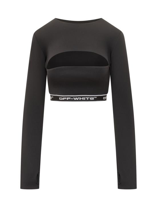 25FW 오프화이트 반팔 티셔츠 OWVB04CF25JER001 1032 BLACK FUCHSIA