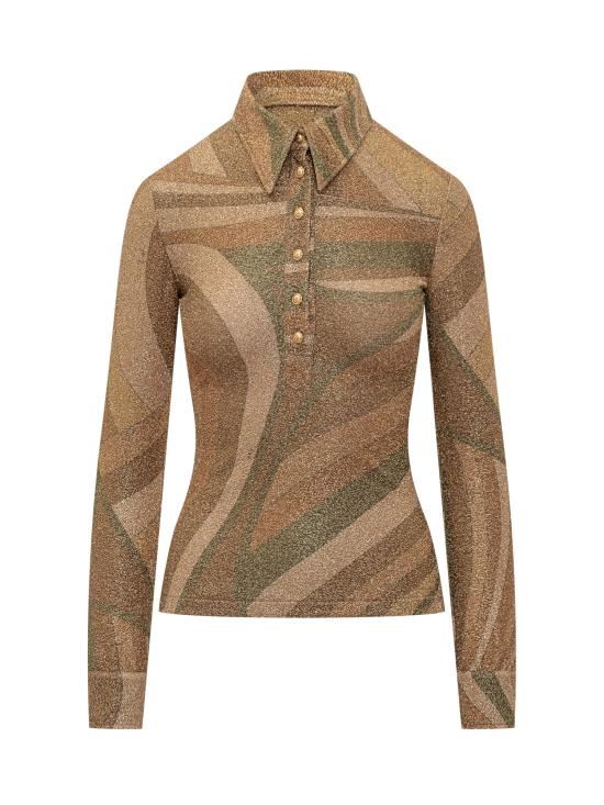 25FW 푸찌 폴로 티셔츠 5UJM205U867 993 ORO