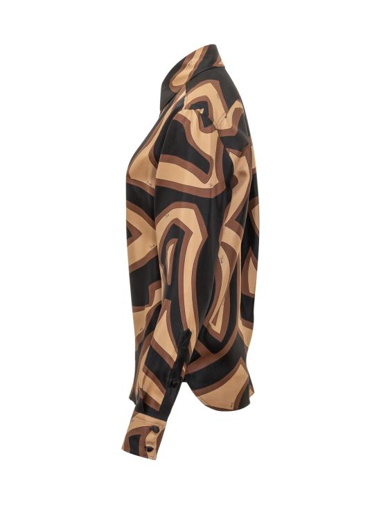 25FW 푸찌 블라우스 5URJ095U741 049 BLACK GOLD - PUCCI