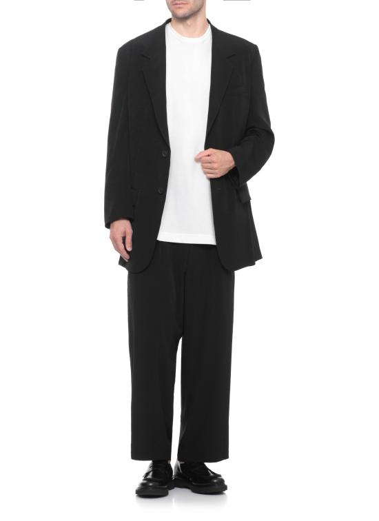 25FW 요지 야마모토 반팔 티셔츠 HLT94992 1 White - YOHJI YAMAMOTO