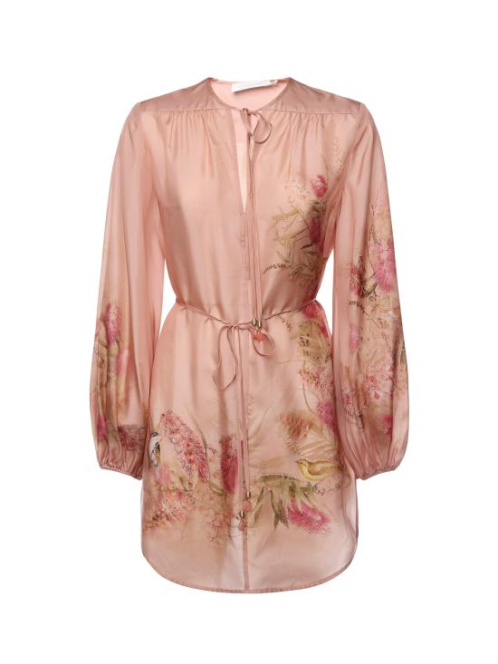 25FW 짐머만 미디 원피스 4251TSS255 PNKBOTFLO Pink