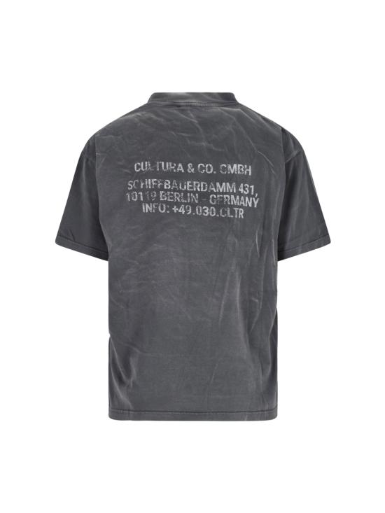 25FW 쿨투라 반팔 티셔츠 B013 Grey - CULTURA