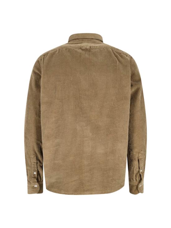 25FW 피나모레 긴팔 셔츠 A5062G SALINAT ACHILLE 191 Brown - FINAMORE