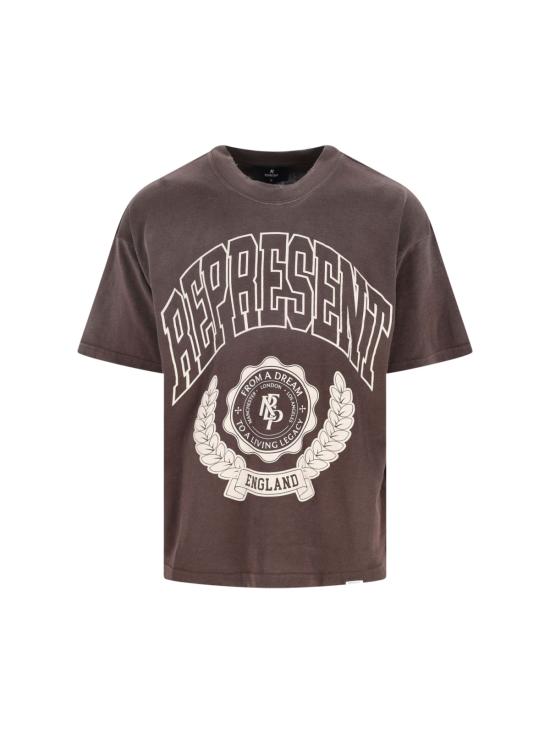 25FW 리프레젠트 반팔 티셔츠 MLM100170 Brown