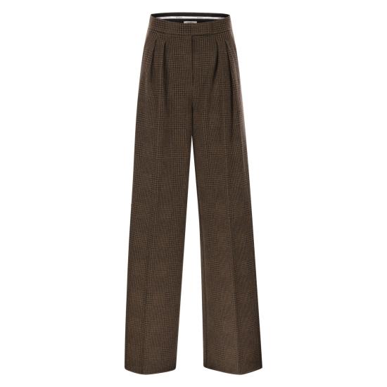 25FW 막스마라 스트레이트 팬츠 2521786032600 CHOCOLATE