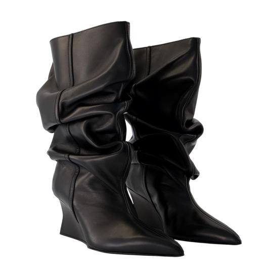 25FW 발망 부츠 FN0TA181LVIT 0PA BLACK - BALMAIN