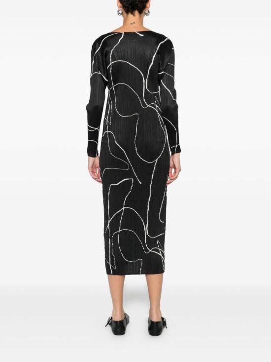 25FW 플리츠플리즈 롱 원피스 PP58JH695 15 Black - PLEATS PLEASE