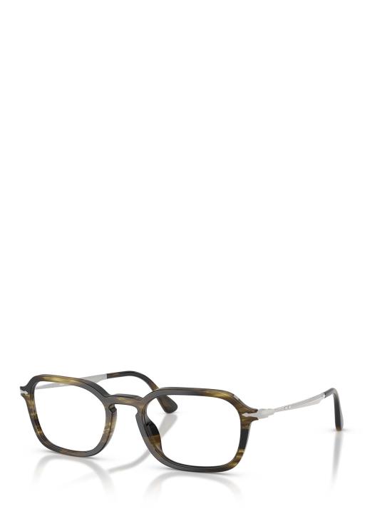 26FW 페르솔 안경 PO3381V 1237 STRIPED BLACK OLIVE GREEN - PERSOL
