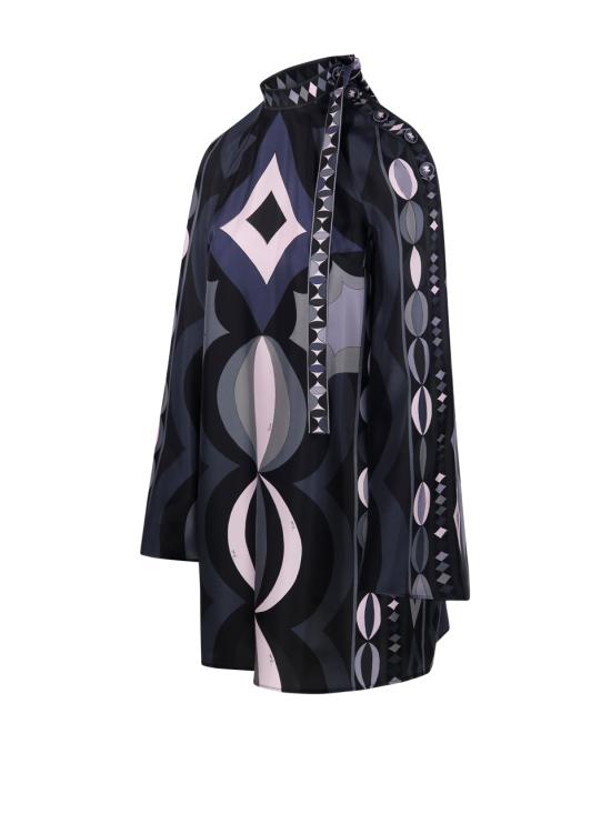 25FW 에밀리오푸치 숏 원피스 5URG20 5U881 023 BLACK PINK - EMILIO PUCCI