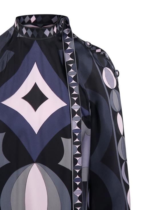 25FW 에밀리오푸치 숏 원피스 5URG20 5U881 023 BLACK PINK - EMILIO PUCCI