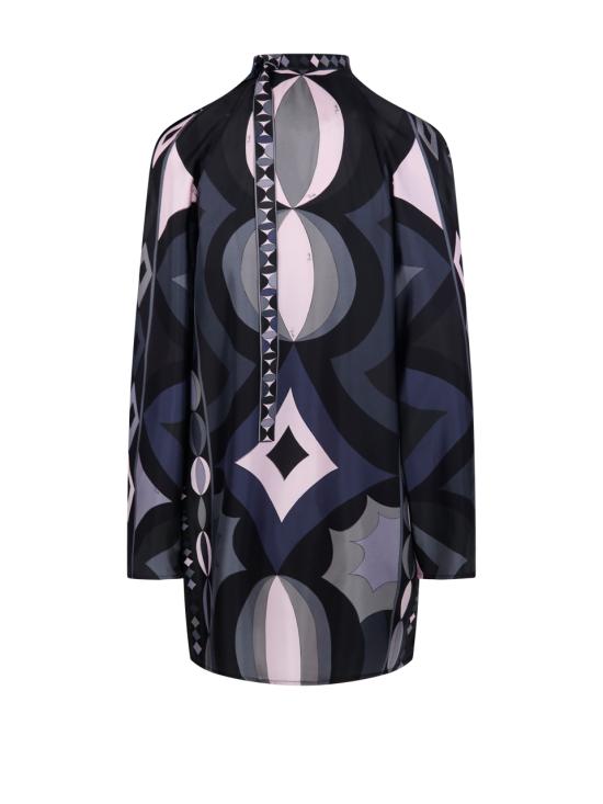 25FW 에밀리오푸치 숏 원피스 5URG20 5U881 023 BLACK PINK - EMILIO PUCCI