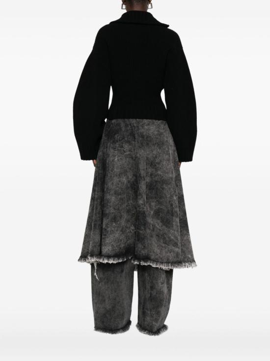 25FW 디 아티코 가디건 251WCD00009KWS010AA 100 Black - THE ATTICO