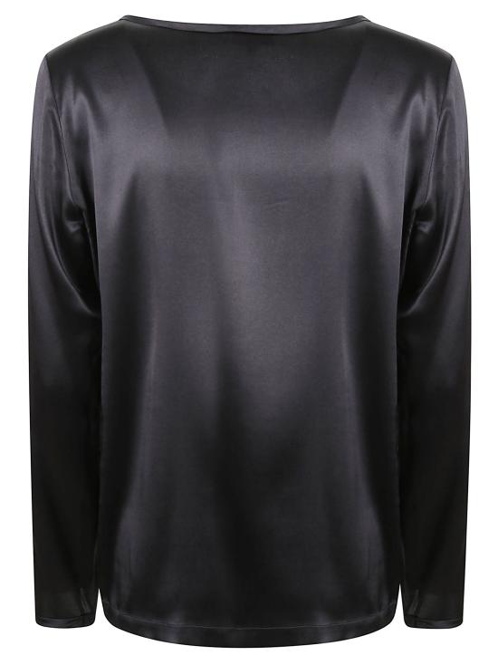 25FW Her 블라우스 ALBA LUCIDA M L C999 Black - HER