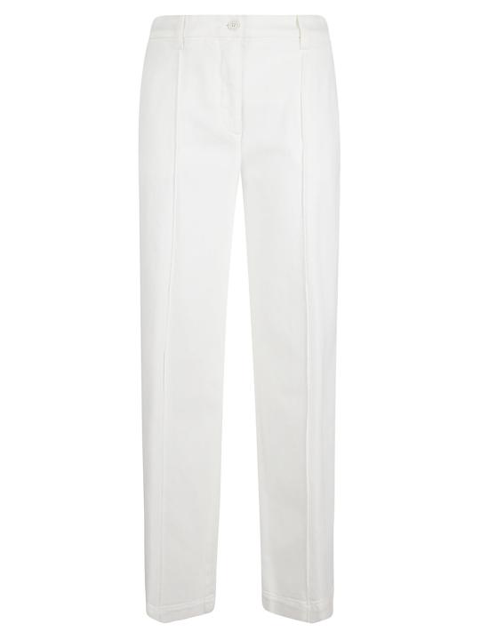 25FW 일레븐티 스트레이트 팬츠 L80PANL07 TET0L024 01 White