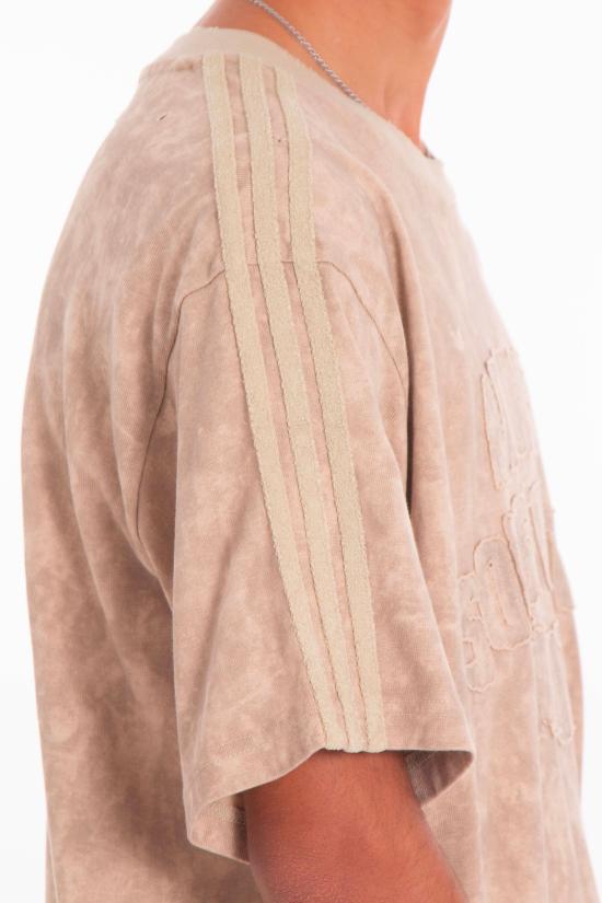 25FW SFTM X ADIDAS 반팔 티셔츠 KC2753 CLAY SAVANNAH Beige - ADIDAS X SONG FOR THE MUTE