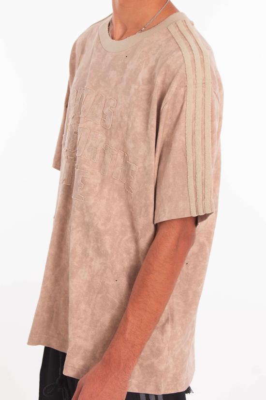 25FW SFTM X ADIDAS 반팔 티셔츠 KC2753 CLAY SAVANNAH Beige - ADIDAS X SONG FOR THE MUTE