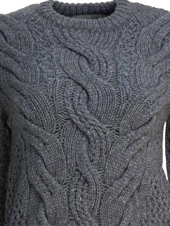 25FW 스포트막스 스웨터 2522366142RADIO005 Grey - SPORTMAX