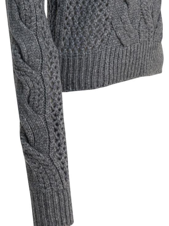 25FW 스포트막스 스웨터 2522366142RADIO005 Grey - SPORTMAX