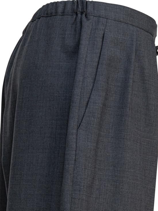 25FW 루루 드 세종 스트레이트 팬츠 COVE LDSANTHRACITE MELANGE Grey - LOULOU DE SAISON