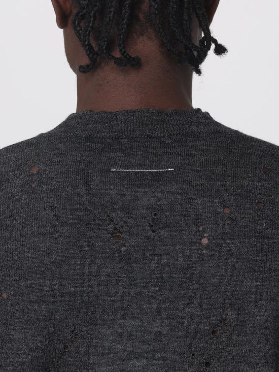 25FW MM6 메종마르지엘라 스웨터 SH0HL0033M13134 855 Grey - MM6 MAISON MARGIELA
